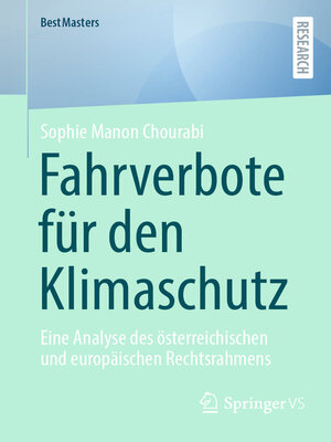 cover image of Fahrverbote für den Klimaschutz